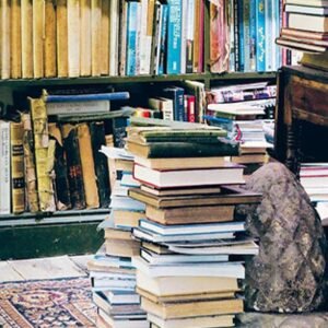 At Home with Books Medium Spiral Notebook